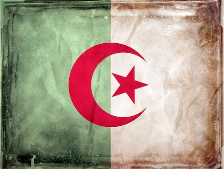 simsearch:400-04867208,k - Grunge flag series -  Algeria Stock Photo - Budget Royalty-Free & Subscription, Code: 400-04867093