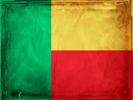 simsearch:400-04867208,k - Grunge flag series -  Benin Stock Photo - Budget Royalty-Free & Subscription, Code: 400-04867109