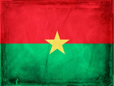 simsearch:400-04867208,k - Grunge flag series -  Burkina Faso Stock Photo - Budget Royalty-Free & Subscription, Code: 400-04867116