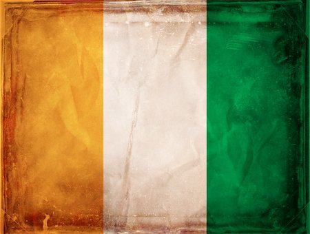 simsearch:400-04867208,k - Grunge flag series -  Cote d'Ivoire Stock Photo - Budget Royalty-Free & Subscription, Code: 400-04867128