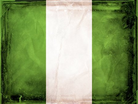 simsearch:400-04867208,k - Grunge flag series -  Nigeria Stock Photo - Budget Royalty-Free & Subscription, Code: 400-04867209