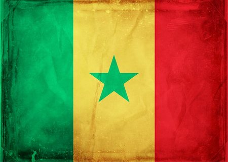 simsearch:400-04867208,k - Grunge flag series -  Senegal Stock Photo - Budget Royalty-Free & Subscription, Code: 400-04867228