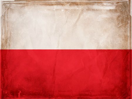 simsearch:400-04867208,k - Grunge flag series -  Poland Stock Photo - Budget Royalty-Free & Subscription, Code: 400-04867220