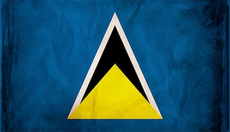 simsearch:400-04867208,k - Grunge flag series -  St. Lucia Stock Photo - Budget Royalty-Free & Subscription, Code: 400-04867239