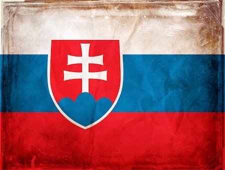 simsearch:400-04867208,k - Grunge flag series -  Slovakia Stock Photo - Budget Royalty-Free & Subscription, Code: 400-04867233