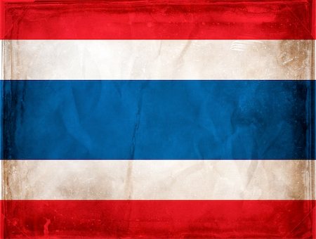 simsearch:400-04867208,k - Grunge flag series -  Thailand Stock Photo - Budget Royalty-Free & Subscription, Code: 400-04867252