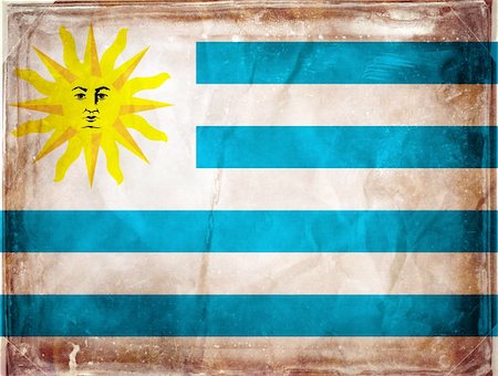 simsearch:400-04867208,k - Grunge flag series -  Uruguay Stock Photo - Budget Royalty-Free & Subscription, Code: 400-04867262