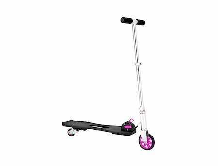 Nice scooter isolated on white Stock Photo - Budget Royalty-Free & Subscription, Code: 400-04867559