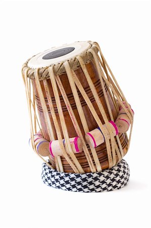 simsearch:400-06133570,k - tabla indian drum against a white background. Stock Photo - Budget Royalty-Free & Subscription, Code: 400-04868561