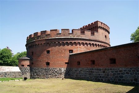 simsearch:400-07175745,k - Tower of the first defensive ring of Konigsberg. Der Dona. 1852 Fotografie stock - Microstock e Abbonamento, Codice: 400-04868590