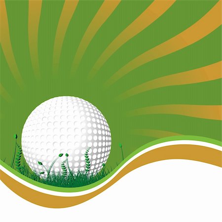 pnog (artist) - Golf ball on the grass over starry background Foto de stock - Super Valor sin royalties y Suscripción, Código: 400-04869269