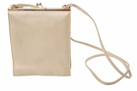 simsearch:400-07921170,k - vintage beige woman bag isolated on white background Stockbilder - Microstock & Abonnement, Bildnummer: 400-04869600