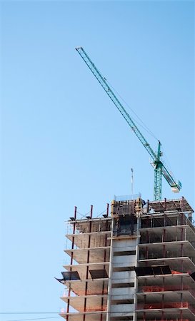 simsearch:400-04392741,k - Building under construction with crane Foto de stock - Super Valor sin royalties y Suscripción, Código: 400-04861751