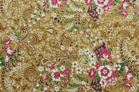 Vintage traditionnal Thai handmade fabric texture background Stock Photo - Budget Royalty-Free & Subscription, Code: 400-04862154