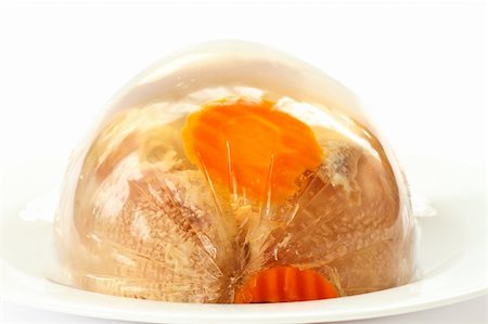simsearch:400-05708291,k - jellied pig's tongue close-up on a plate Stock Photo - Budget Royalty-Free & Subscription, Code: 400-04862438