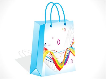 simsearch:400-08095972,k - abstract colorful shopping bag vector illustration Stock Photo - Budget Royalty-Free & Subscription, Code: 400-04862785