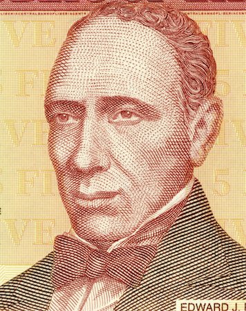 simsearch:400-04862814,k - Edward James Roye (1815-1872) on 5 Dollars 2003 Banknote from Liberia. Fifth President of Liberia during 1870-1871. Foto de stock - Super Valor sin royalties y Suscripción, Código: 400-04862808