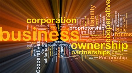 simsearch:400-04644175,k - Background concept wordcloud illustration of business corporation ownership glowing light Stock Photo - Budget Royalty-Free & Subscription, Code: 400-04863047