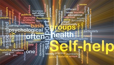 simsearch:400-05332353,k - Background concept wordcloud illustration of self-help glowing light Stock Photo - Budget Royalty-Free & Subscription, Code: 400-04863066