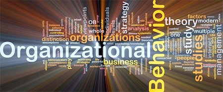 simsearch:400-05332353,k - Background concept wordcloud illustration of organizational behavior glowing light Stock Photo - Budget Royalty-Free & Subscription, Code: 400-04863063