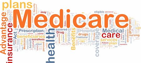 Background concept wordcloud illustration of medicare Stock Photo - Budget Royalty-Free & Subscription, Code: 400-04863072