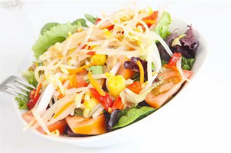 simsearch:824-07586094,k - fresh salad with soyabean and vegetables Stock Photo - Budget Royalty-Free & Subscription, Code: 400-04863113