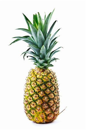 simsearch:400-04650758,k - Pineapple on white Stock Photo - Budget Royalty-Free & Subscription, Code: 400-04863524