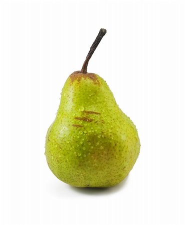 simsearch:400-05381568,k - Fresh green pear isolate on white background Stock Photo - Budget Royalty-Free & Subscription, Code: 400-04874154