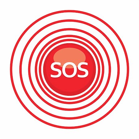 risk of death vector - Sign / symbol sos - the international distress signal. Stock Photo - Budget Royalty-Free & Subscription, Code: 400-04874242