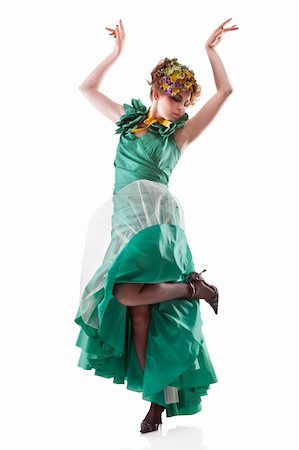simsearch:400-04390405,k - Beauty woman wearing  in old fashioned dress Stockbilder - Microstock & Abonnement, Bildnummer: 400-04875354
