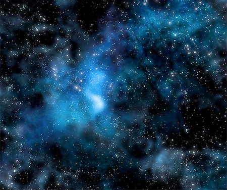 sparkling nights sky - image of stars and nebula clouds in deep space Stock Photo - Budget Royalty-Free & Subscription, Code: 400-04875566