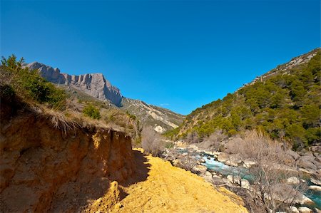 simsearch:400-08318636,k - The Rapid Flow of the River Aragon in the Spur of the Pyrenees Mountains Stock Photo - Budget Royalty-Free & Subscription, Code: 400-04876113