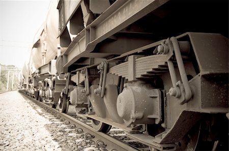 rusting tank - chassis of a freight train Stock Photo - Budget Royalty-Free & Subscription, Code: 400-04877277