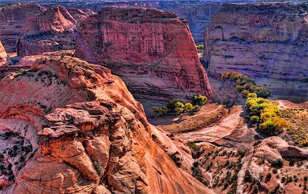 rock art on cliffs - Canyon de Chelly entrance to the Navajo nation Stock Photo - Budget Royalty-Free & Subscription, Code: 400-04877708