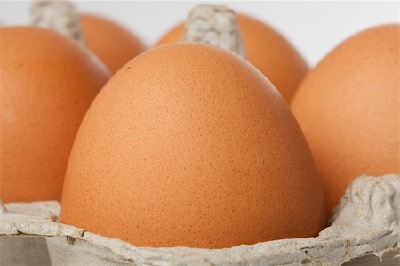 Brown eggs in an egg carton Stock Photo - Budget Royalty-Free & Subscription, Code: 400-04877899