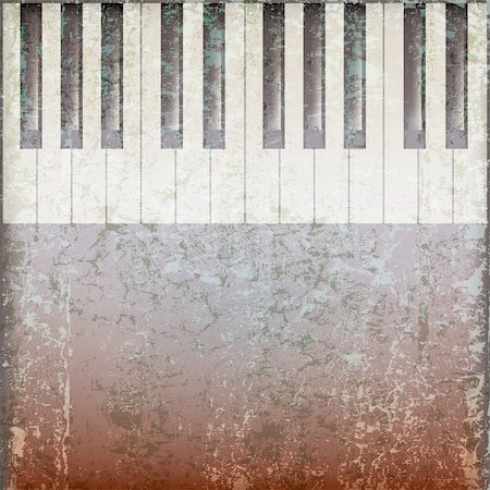 simsearch:400-08138524,k - abstract grunge music background with piano keys on grey Photographie de stock - Aubaine LD & Abonnement, Code: 400-04879127