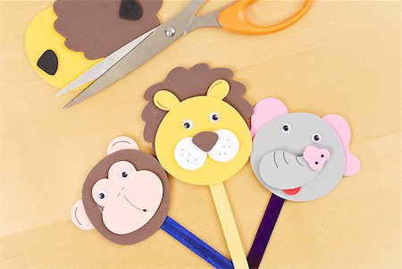 Animal Puppet Craft Stock Photo - Budget Royalty-Free & Subscription, Code: 400-04879433