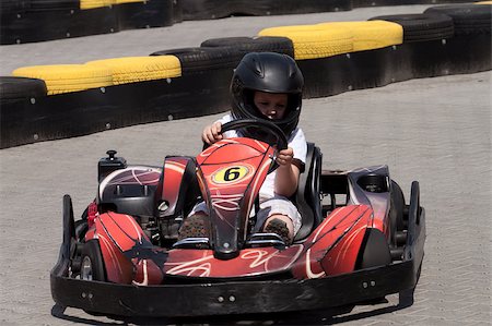 simsearch:400-04482743,k - driver on circuit, kart riding on the outer circuit Stock Photo - Budget Royalty-Free & Subscription, Code: 400-04879900