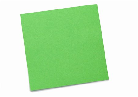 finger knot reminder - Green post-it on a white background Stock Photo - Budget Royalty-Free & Subscription, Code: 400-04870144