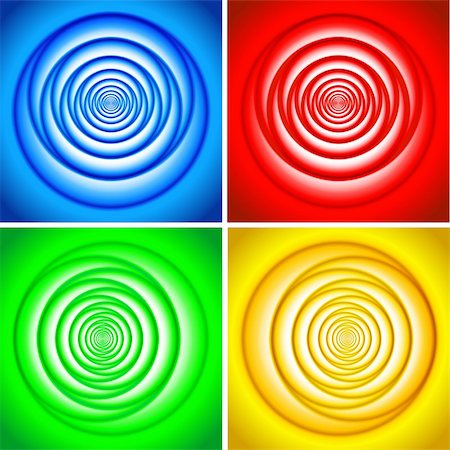 Abstract vortex set, illustration, EPS file included. Stock Photo - Budget Royalty-Free & Subscription, Code: 400-04870858