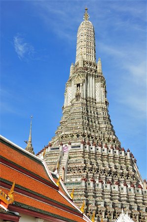 prang - Wat arun temple, Bangkok, Thailand Stock Photo - Budget Royalty-Free & Subscription, Code: 400-04871058