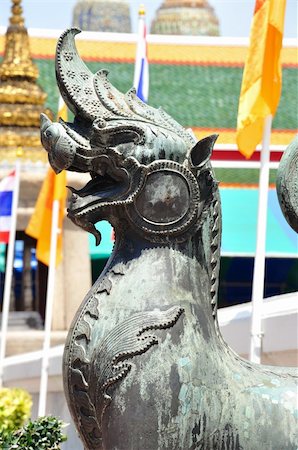 Asian statue in wat pho Stock Photo - Budget Royalty-Free & Subscription, Code: 400-04871074