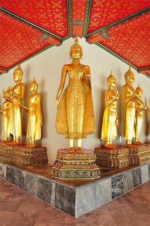 Golden Buddha image in wat pho Stock Photo - Budget Royalty-Free & Subscription, Code: 400-04871089
