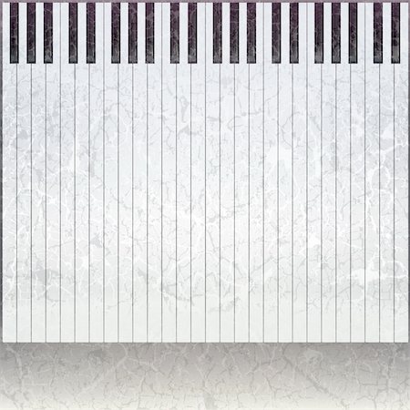 abstract grunge music grey background with piano keys Stock Photo - Budget Royalty-Free & Subscription, Code: 400-04872070