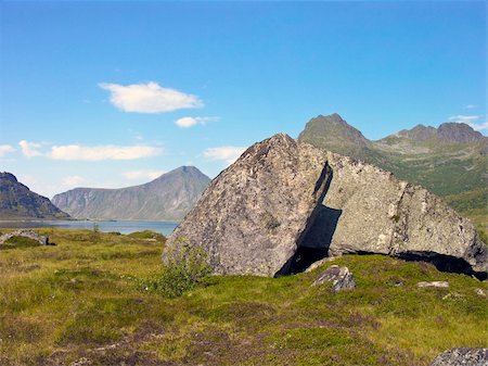 simsearch:400-04385211,k - Norway rocky landscape in summer daytime Fotografie stock - Microstock e Abbonamento, Codice: 400-04872113