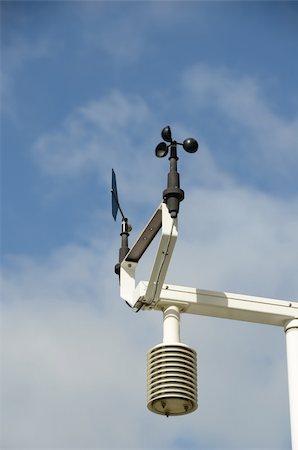 Weather instruments getting information from the environment Stock Photo - Budget Royalty-Free & Subscription, Code: 400-04872342