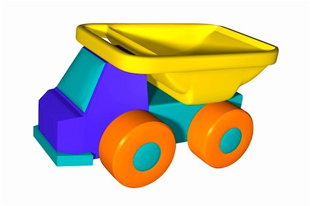 simsearch:400-05292821,k - An image of a plastic toy lorry Stock Photo - Budget Royalty-Free & Subscription, Code: 400-04872458