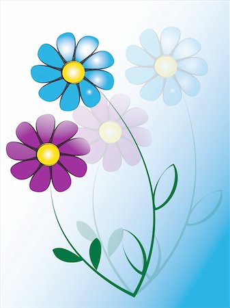 illustration of flowers Stock Photo - Budget Royalty-Free & Subscription, Code: 400-04873072