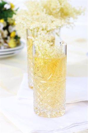 still lemonade - Healthy and delicious elder flower lemonade Stock Photo - Budget Royalty-Free & Subscription, Code: 400-04885093