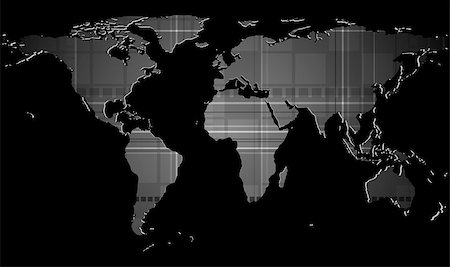 simsearch:400-04885353,k - Dark tech background with world map texture. Eps 10 Stock Photo - Budget Royalty-Free & Subscription, Code: 400-04885354